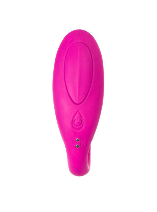 Вибратор для пар A-Toys by TOYFA Dolphy, силикон, розовый, 9,6 см