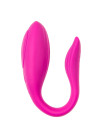Вибратор для пар A-Toys by TOYFA Dolphy, силикон, розовый, 9,6 см