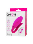 Вибратор для пар A-Toys by TOYFA Dolphy, силикон, розовый, 9,6 см