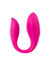Вибратор для пар A-Toys by TOYFA Cobrum, силикон, розовый, 9,6 см