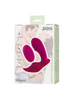 Стимулятор точки G с вакуум-волновой стимуляцией JOS Shani, силикон, розовый, 12 см