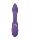 Виброкролик с функцией Come-Hither JOS Fingie, силикон, фиолетовый, 21,6 см