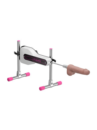 Секс-машина SM Mini Lovense, металл, белый, 31.6 см ПОД ЗАКАЗ!