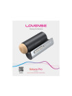 Вибромастурбатор нереалистичный LOVENSE Solace PRO, TPE, черный, 23,1 см
