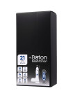 Вибратор-пульсатор реалистичный, Mr.Baton, RealMotion, силикон, 21см, Ø4