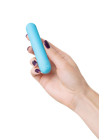 Вибропуля A-toys MURR, силикон, голубой, 10 см, 10 режимов вибрации