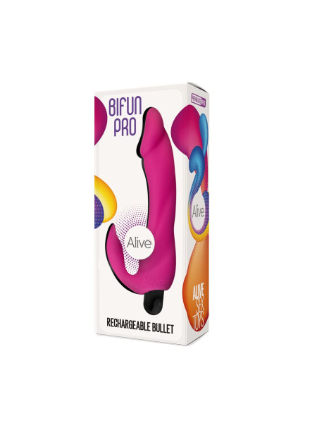 Вибростимулятор для точки G, Bifun Pro Adrien Lastic , c вибрацией, длина 14.90 см, диаметр 2.90 см