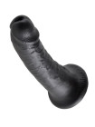 Фаллоимитатор на присоске черный King Cock 6 Cock Black