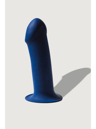 Дилдо на присоске с двойной плотностью Hitsens S01 Blue ADRIEN LASTIC DILDO DUAL DENSITY