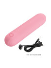 Вибропуля Stefan, нежно-розовая Pretty Love, c вибрацией, длина 8.00 см, диаметр 1.80 см 