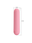 Вибропуля Stefan, нежно-розовая Pretty Love, c вибрацией, длина 8.00 см, диаметр 1.80 см 