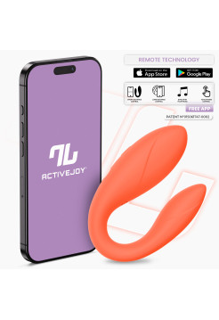 Интерактивный вибростимулятор для пар Couple Toy Salmon IntoYou, c вибрацией, длина 9.20 см, диаметр 3.30 см