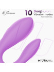 Интерактивный вибромассажёр для пар Couple Toy Lavender IntoYou, c вибрацией, длина 9.20 см, диаметр 3.30 см