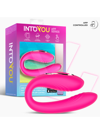 Интерактивный вибростимулятор для пар с вращающимися движениями Couty IntoYou, c вибрацией, длина 10.30 см, диаметр 3.40 см