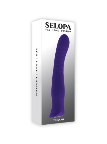 Вибростимулятор Trixxxie Evolved, c вибрацией, длина 22.23 см, диаметр 3.81 см