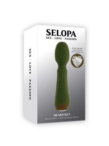 Мини-вибромассажёр Heartfelt Evolved, c вибрацией, длина 13.44 см, диаметр 3.15 см