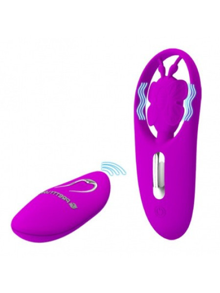 Вибромассажёр DANCING BUTTERFLY L 108 мм D 40 мм, 12 режимов вибрации