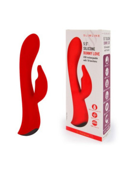 ВИБРОМАССАЖЁР L 191 мм D 34 мм, 10 режимов вибрации, цвет красный