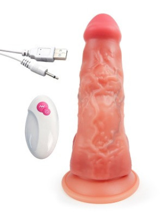 ВИБРОМАССАЖЁР L 250 мм D 70 мм, вес 785 г, 10 режимов вибрации, дистанционный пульт