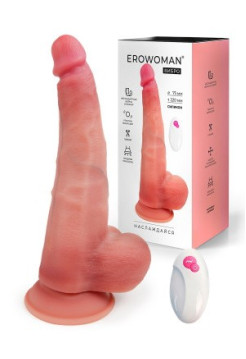 ВИБРОМАССАЖЁР L 300 мм D 75 мм, вес 1120 г, 10 режимов вибрации, дистанционный пульт