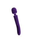 Двусторонний WAND Kiku с инновационным стимулятором зоны G(фиолетовый)