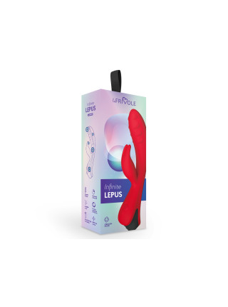 Вибратор кролик Lepus, цвет Алый (INFINITE)