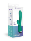 Вибратор кролик Eridan, цвет хвойный зеленый