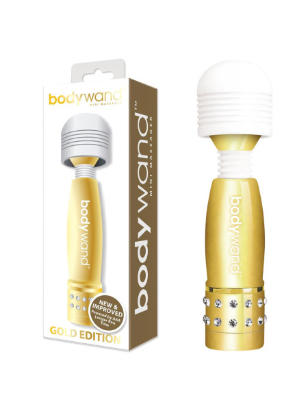 Золотой мини-ванд с кристаллами для женщин