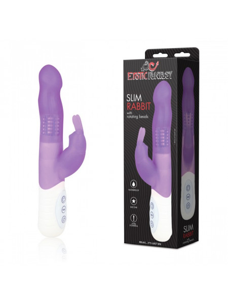 СИЛИКОНОВЫЙ ВИБРАТОР HI-TECH С ШАРИКАМИ