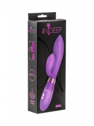 Вибратор Indeep Gina Purple 10 режимов вибрации