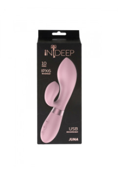 Перезаряжаемый вибратор Indeep Juna Pink Количество режимов: 10