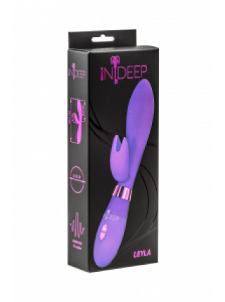 Вибратор Indeep Leyla Purple 10 режимов вибрации