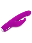Вибратор Happy Rabbit Slimline Realistic перезаряжаемый, фиолетовый