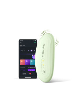 Вибратор Magic Motion Nyx зеленый в трусики