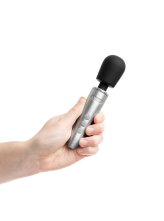 Вибратор Doxy Go серебристый, 16 см