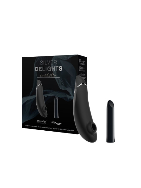 Набор Silver Delights: Womanizer Premium + We-Vibe Tango