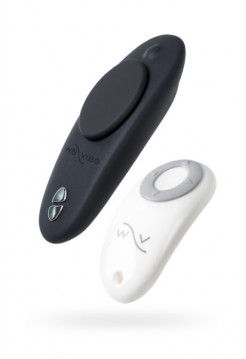 КЛИТОРАЛЬНЫЙ СТИМУЛЯТОР WE-VIBE MOXIE СИЛИКОН, ЧЕРНЫЙ, 9,2 СМ 10 режимов вибрации, We-Connect