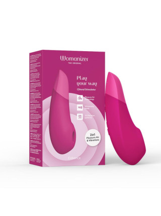 Бесконтактный клиторальный стимулятор Womanizer Enhance с вибрацией, розовый