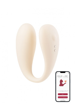 Эргономичный вибратор BeYourLover Carla с управлением через приложение