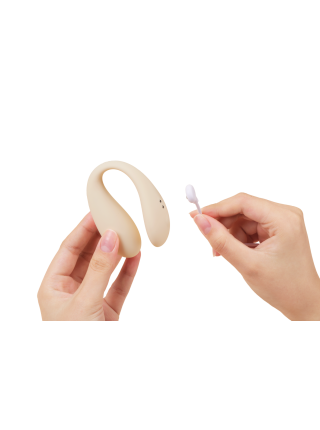 Эргономичный вибратор BeYourLover Carla с управлением через приложение