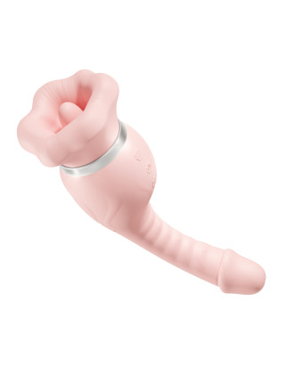 Вибратор с функцией всасывания и покусывания BeYourLover Seductive Blossom3