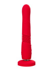 Фрикционный фаллоимитатор с вибрацией LOVENSE Gravity, красный, силикон, 25,9 см