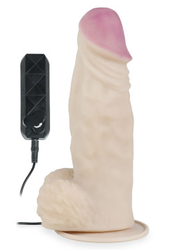 Вибромассажёр киберскин-ГИГАНТ Длина 24.5 см. диаметр 7.1 см.