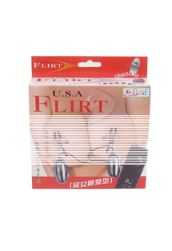 Виброзажимы на соски с пультом управления FLIRT Baile, c вибрацией, длина 5.20 см, диаметр 2.70 см