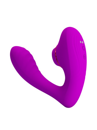 Стимулятор клитора PRETTY LOVE сочетает в себе 10 режимов вибрации и 7 функций пульсации