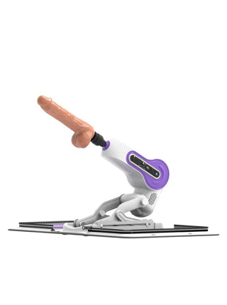 Секс машина в чемодане Премиум с реалистичной насадкой фаллоимитатором и функцией вибрации