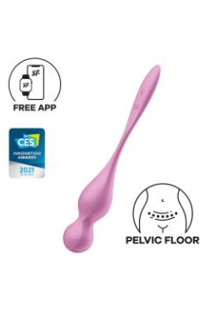 Виброшарики Love Birds 1 (pink) вибрации и приложение Satisfyer Connect
