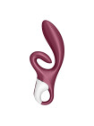 Вибромассажёр-кролик Touch me красный SATISFYER, c вибрацией, длина 22.00 см