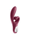 Вибромассажёр-кролик Touch me красный SATISFYER, c вибрацией, длина 22.00 см