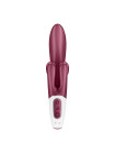 Вибромассажёр-кролик Touch me красный SATISFYER, c вибрацией, длина 22.00 см